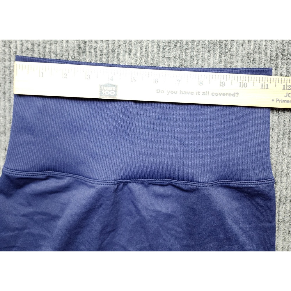 PINK Victoria's Secret High Waisted Seamless Biker Shorts Blue Purple Small - Picture 3 of 9